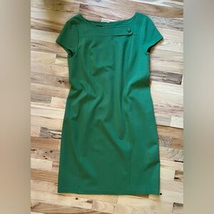 Talbots Green Sleeveless Midi Dress